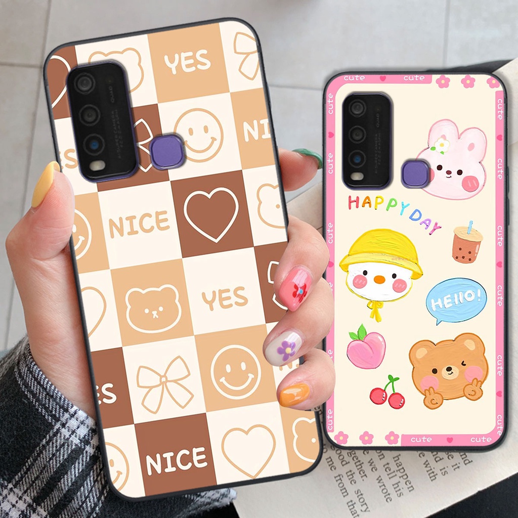 Ốp lưng Vivo Y30 / Y50 happy day, gấu bear dễ thương - BỀN - ĐẸP -BAO GIÁ TOÀN THỊ TRƯỜNG