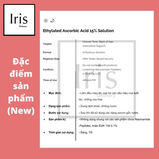 Tinh Chất Sáng Da The Ordinary Ethylated Ascorbic Acid 15% Solution