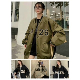 Áo khoác bomber nam nữ chất dù in logo 5426 cực chất tpmcbomber14