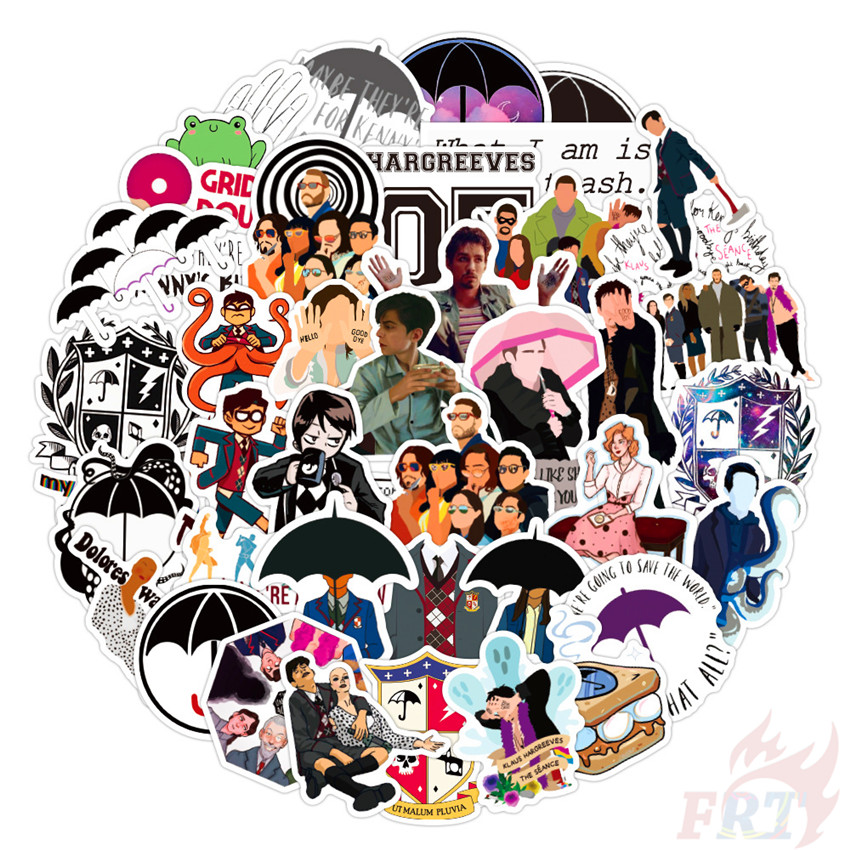 ❉ The Umbrella Academy - Series 02 TV Shows Stickers ❉ 50Pcs/Set Waterproof DIY Fashion Decals Doodle Stickers