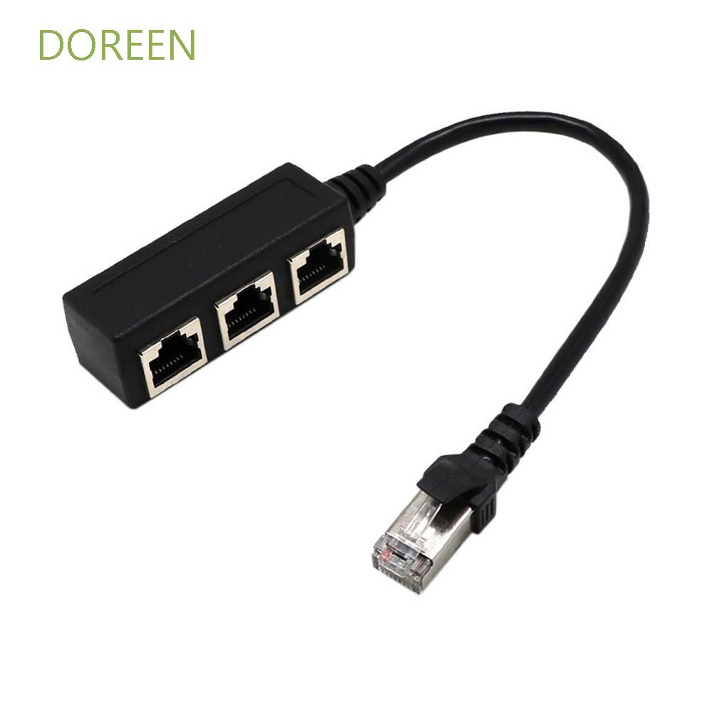 Bộ Chia Dây Cáp Mạng Rj45 1 Đầu Cắm Sang 3 Cổng Cắm LAN Nhiều Màu