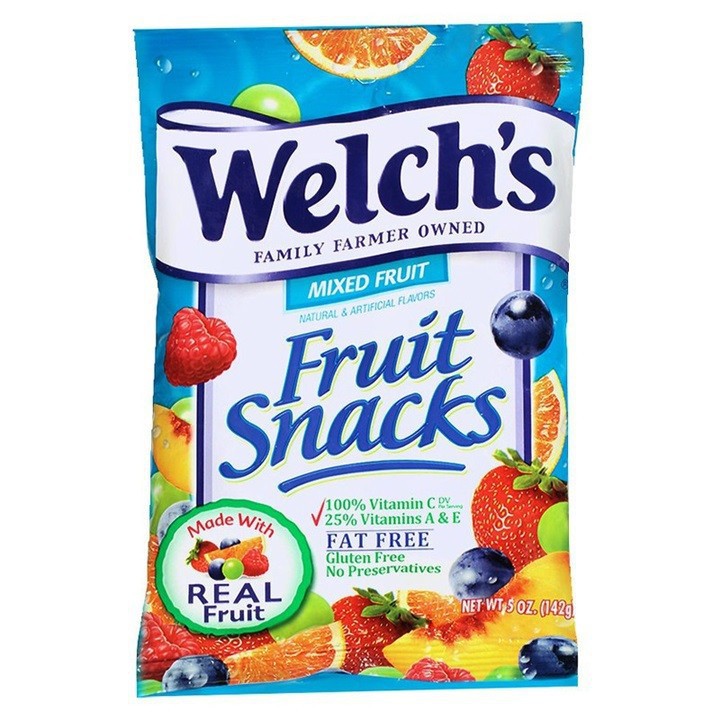 [COMBO 4 GÓI] Kẹo Dẻo Trái Cây Welch's Mixed Fruit 22.7g/gói