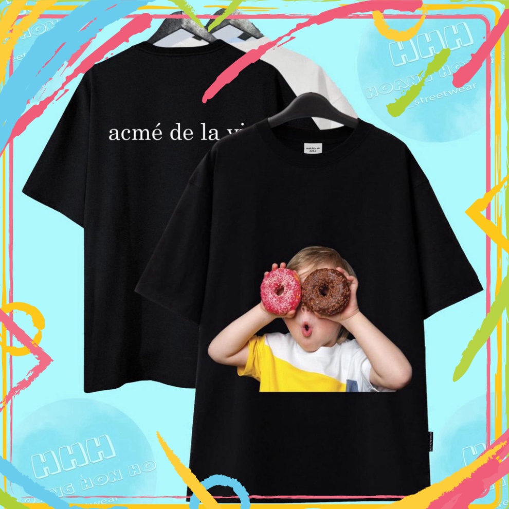 [Best Quality] Áo thun ADLV Bé Donut Trắng Vàng-Cotton 2c 100% -Full Tag Bọc - Streetwears SG Hot 2022 | BigBuy360 - bigbuy360.vn