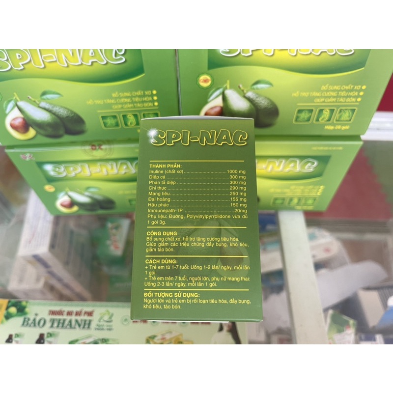 Bổ sung chất xơ Spi-Nac