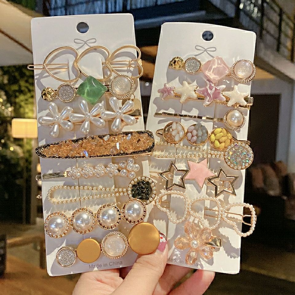 Bộ Kẹp Tóc Hàn Quốc Dễ Thương