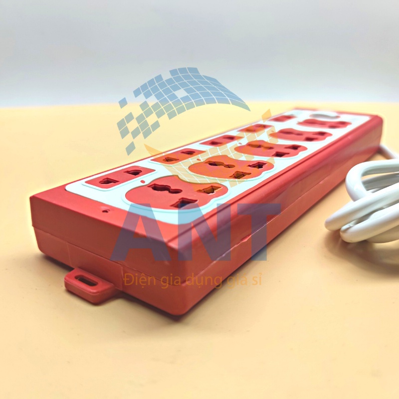 Ổ cắm điện hình trái táo 10 lỗ / dây 5m NO-IP5