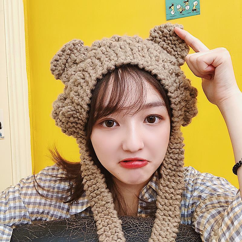 Mũ Len Trùm Đầu Hình Chú Ếch Dễ Thương Cho Bé