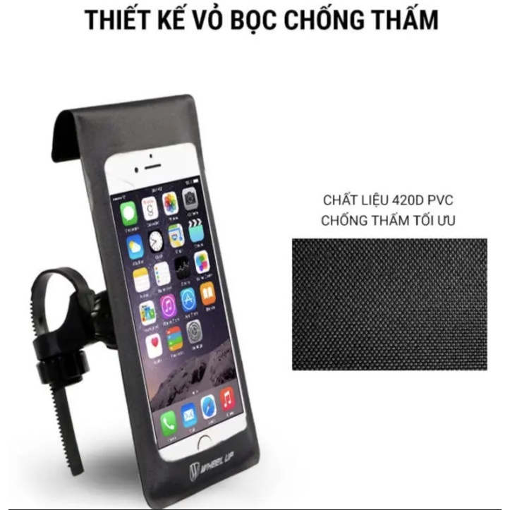 Túi đựng điện thoại chống nước gắn xe đạp Wheel Up