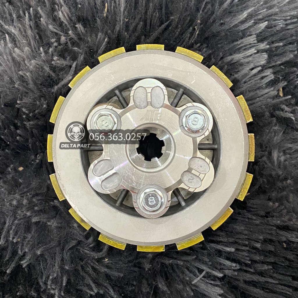 Bộ nồi độ drem wave 6 lò xo đầy đủ lá côn lá sắt và lò xo ATWE Racing