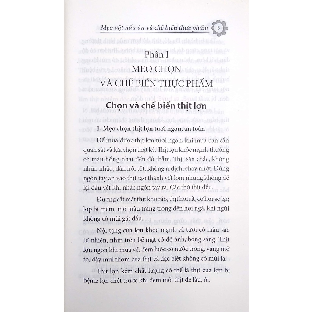 Sách Mẹo Vặt Nấu Ăn Và Chế Biến Thực Phẩm (Tái Bản 2016)