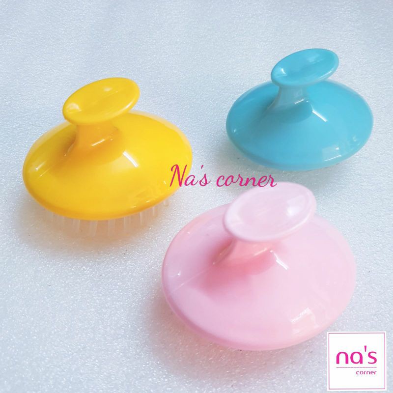 Bàn chải lược matxa da đầu hỗ trợ gội đầu silicone silicon êm