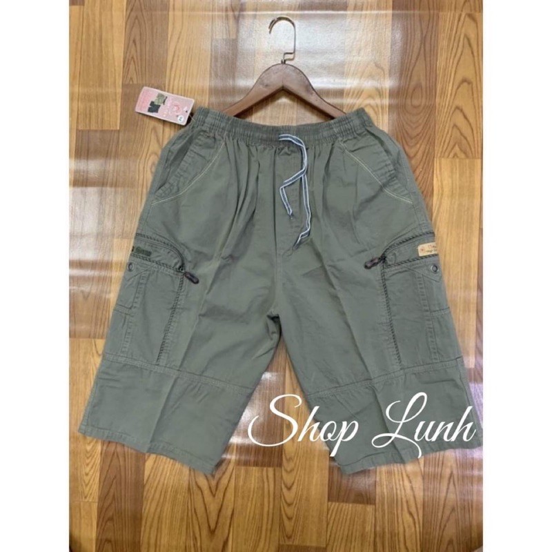 Quần lửng lưng thun túi hộp nam