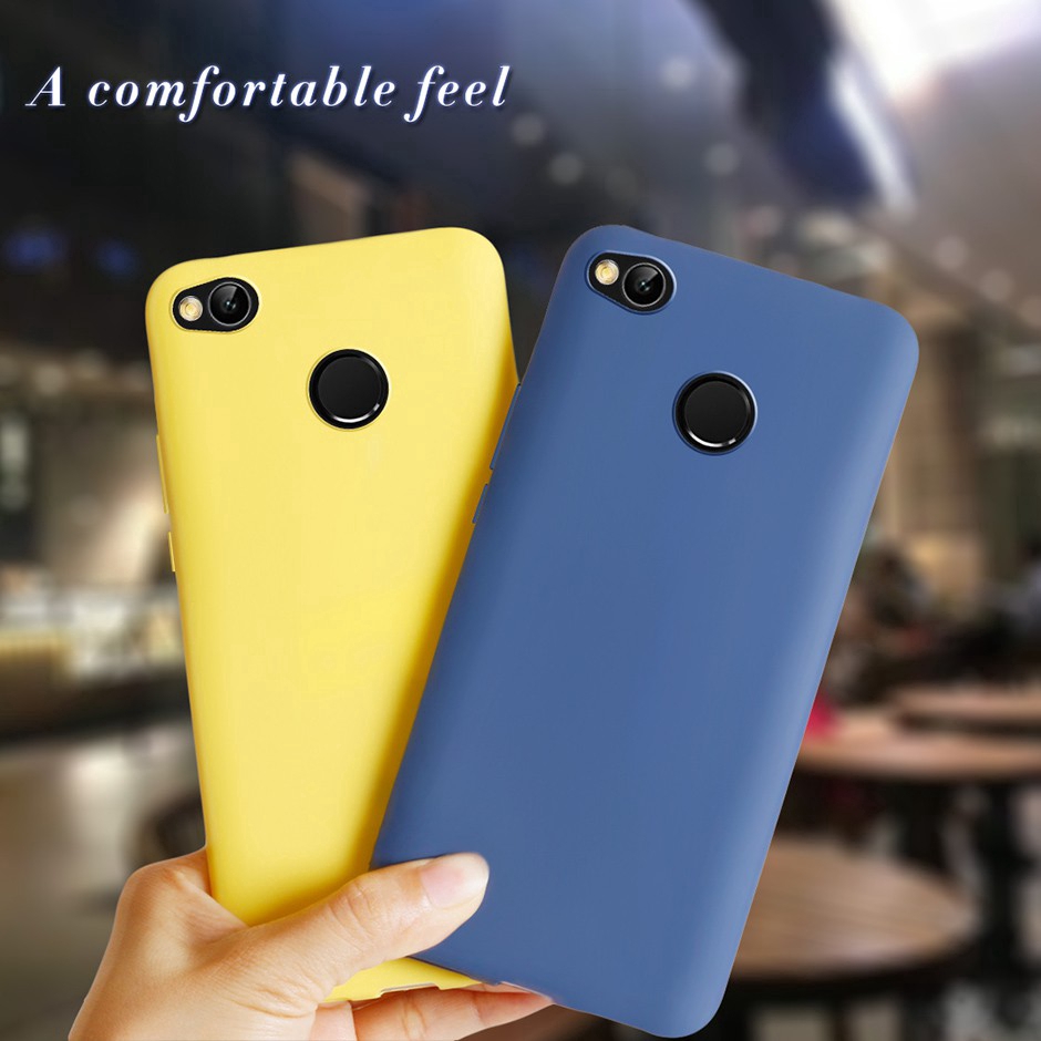 Ốp điện thoại silicon dẻo màu sắc ngọt ngào tinh tế cho XIAOMI REDMI 4X