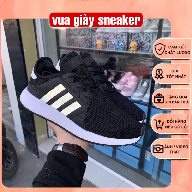 Giày thể thao sneaker xplr đen sọc trắng