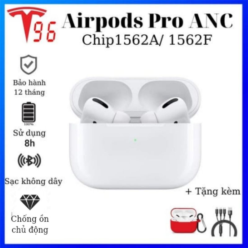 Tai Nghe Bluetooth Không Dây Airpods Pro chip 1562A/1562F[1 đổi 1 15 ngày BH 1 năm] xuyên âm,chống ồn, cảm biến