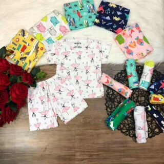 Bộ cater borip 100% cotton bé trai bé gái