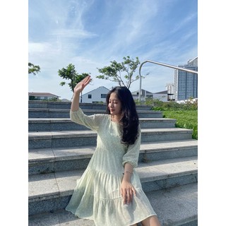 Đầm babydoll tầng Floral Babydoll Ma Vie