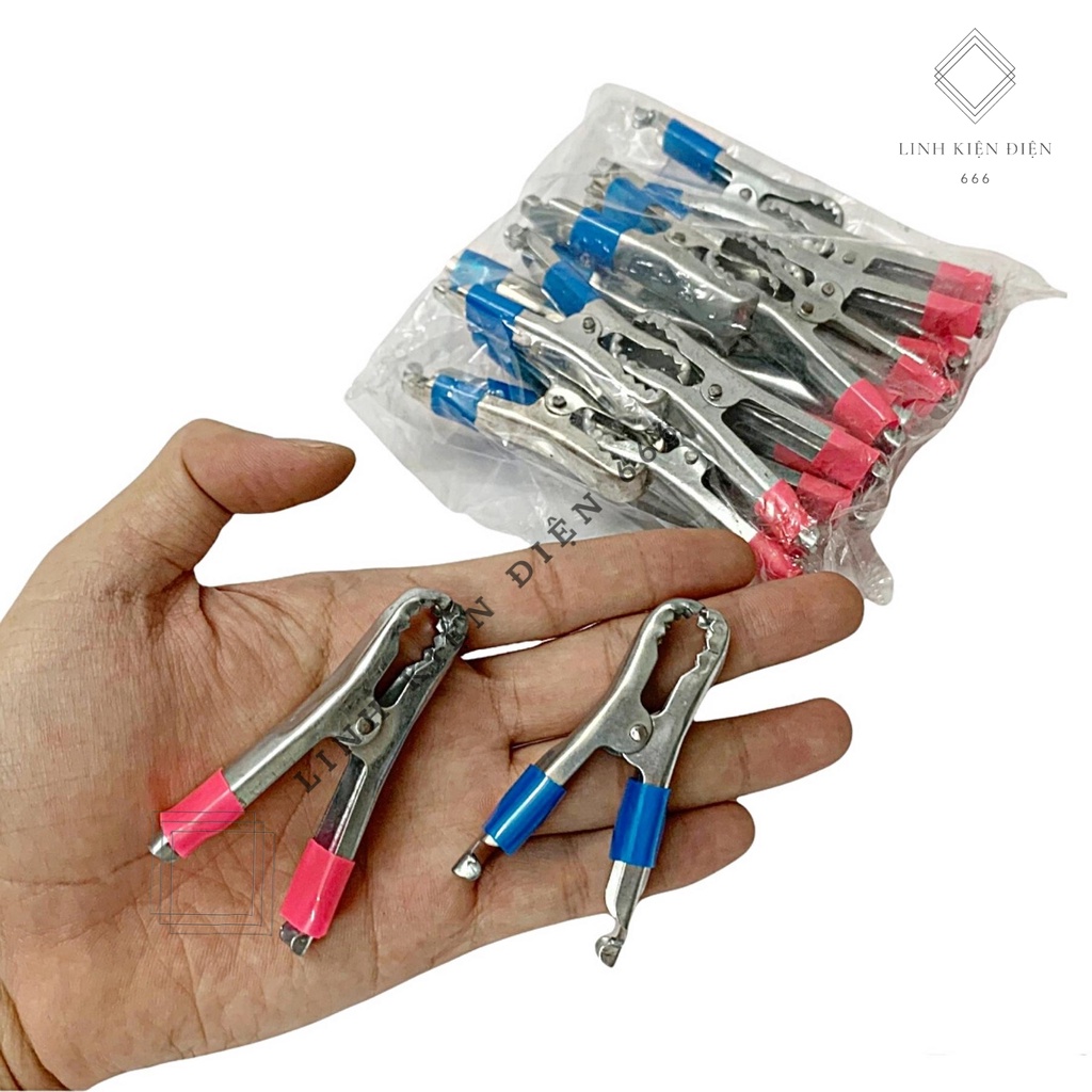 Kẹp Bình Ắc Quy Mạ Si Kẹp Cá Sấu Acquy Mini Các Loại