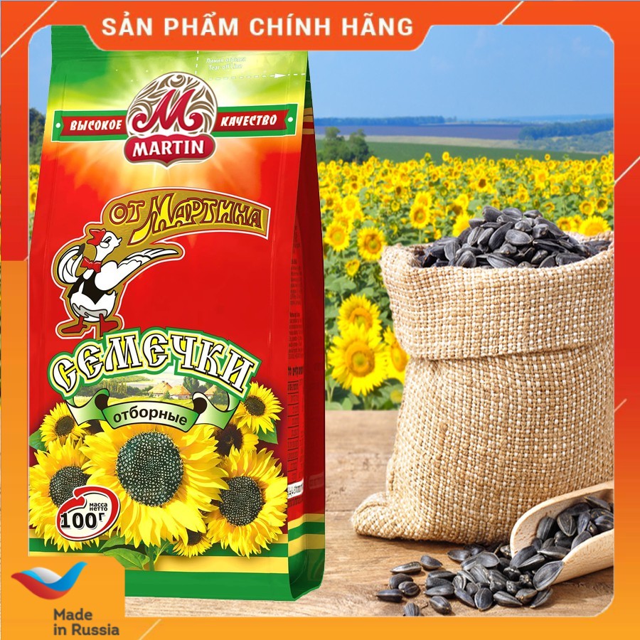 Hạt hướng dương Martin 100g (nhập khẩu Nga)