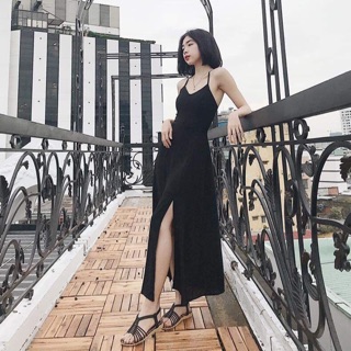Đầm maxi đi biển sang chảnh quyến rũ