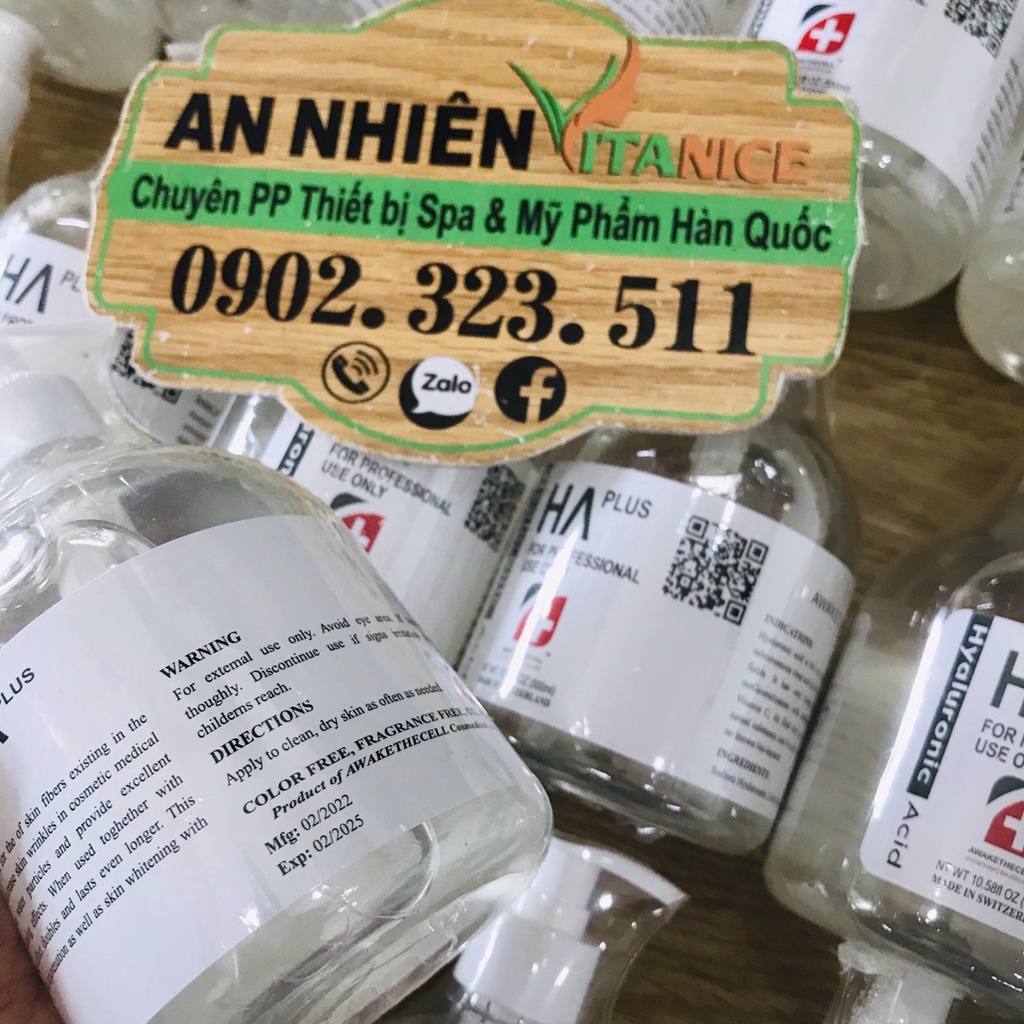 Serum cấp ẩm căng bóng da HA Plus 500ml