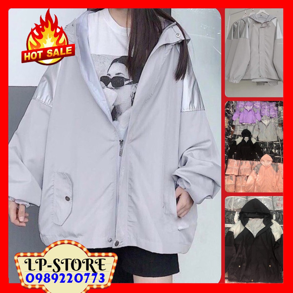 ÁO KHOÁC DÙ - ÁO JACKET MERO PHẢN QUANG (4 MÀU) cao cấp giá rẻ size 40-65kg