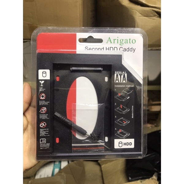 Khay gắn ổ cứng SSD 9.5mm - Caddy bay mỏng