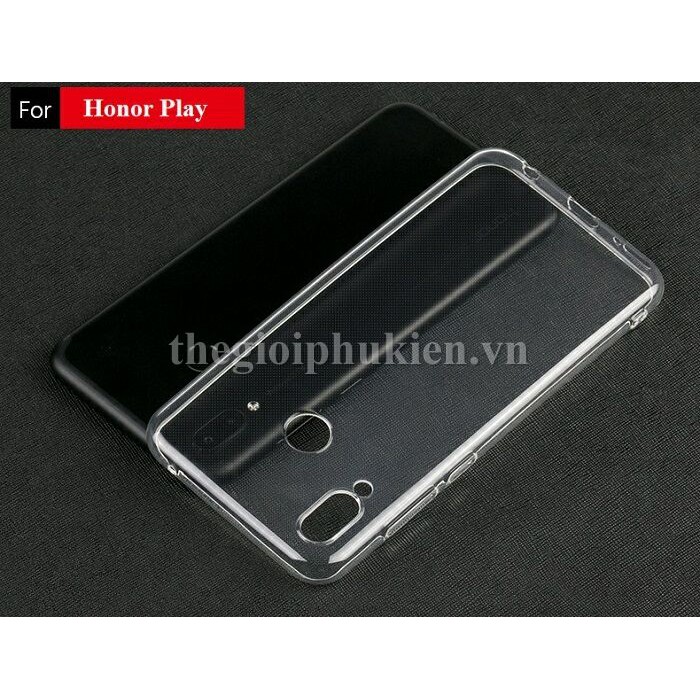 Ốp lưng silicon dẻo trong suốt Huawei Honor Play