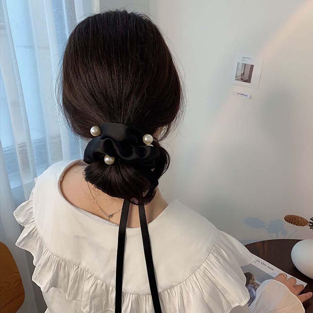 Dây Cột Tóc Ruy Băng Thắt Nơ Mùa Hè Hàn Quốc Cho Nữ WMES15H Giá Đỡ