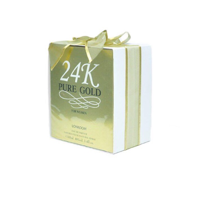 NƯỚC HOA NỮ LONKOOM 24K PURE GOLD 100 ML | BigBuy360 - bigbuy360.vn
