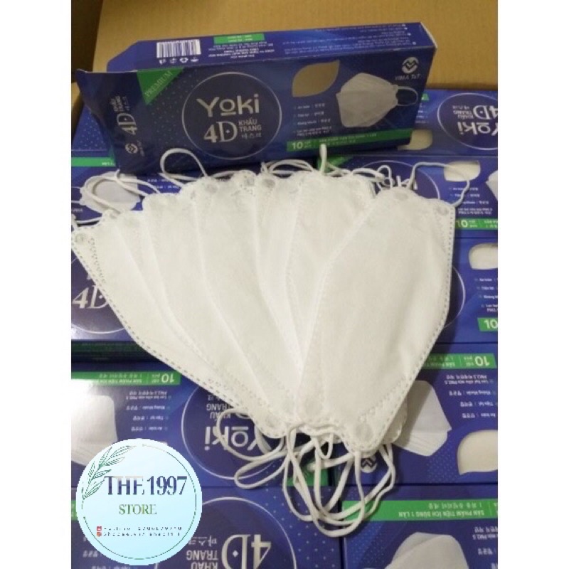 Khẩu Trang 4D Land Mask cao cấp Túi 6 cái hàng cty