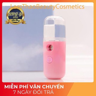 [FreeShip] Máy Phun Sương Xông Hơi Mặt NaNo Mini Cầm Tay Hỗ Trợ Cấp Nước Tối Đa