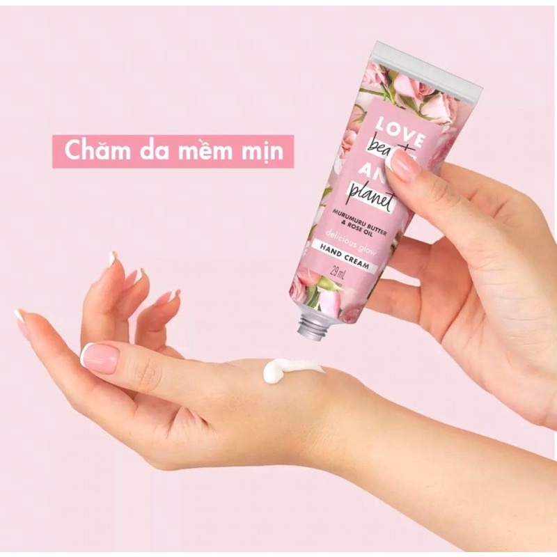 Kem dưỡng da tay Love Beauty &amp; Planet Delicious Glow/Lucious Hydration 29ml