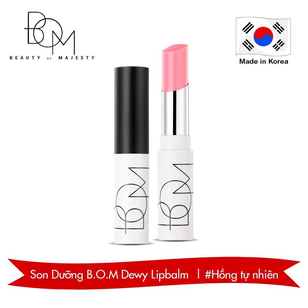 SON DƯỠNG CÓ MÀU B.O.M DEWY LIP BALM 4.5G CHÍNH HÃNG - 7203