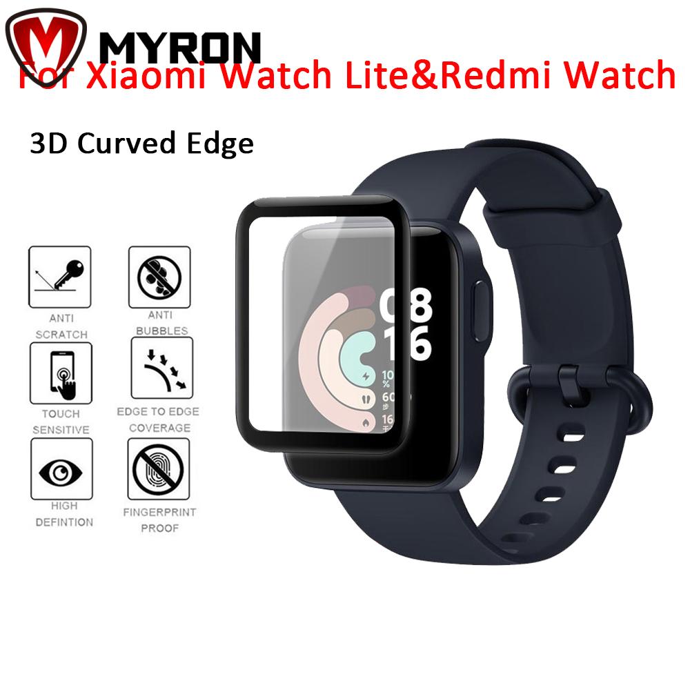 Set 1/2 miếng dán bảo vệ màn hình đồng hồ cong 3D chống trầy xước cho Xiaomi Mi Watch Lite