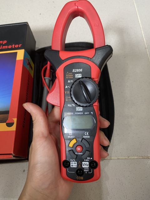 Đồng hồ ampe kìm đo AC VÀ DC S2806