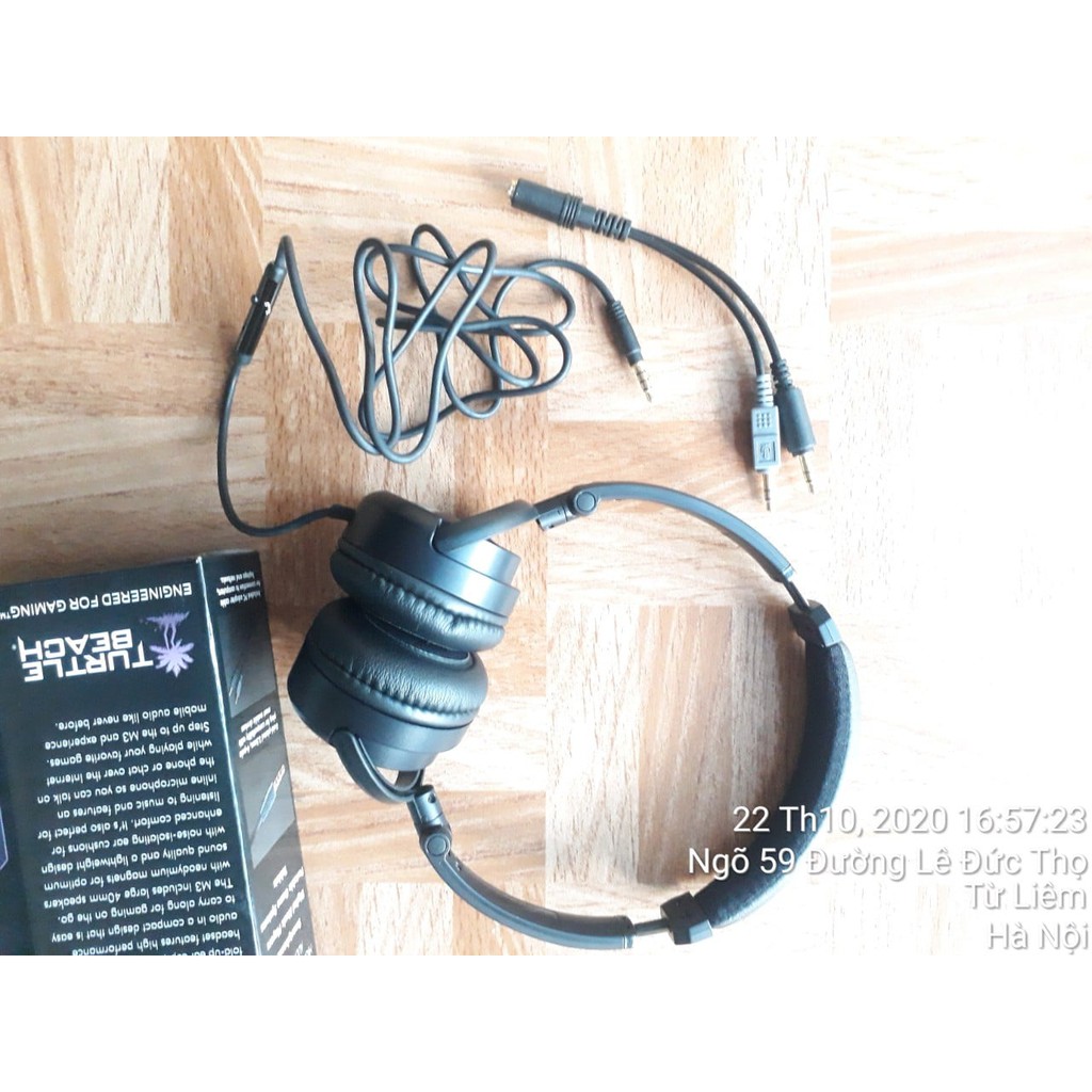 Tai nghe Mỹ-Designed and Engeneered in USA  -Turtle Beach Ear Force M3  Mobile Gaming Headset w/mic Designed and Engenee