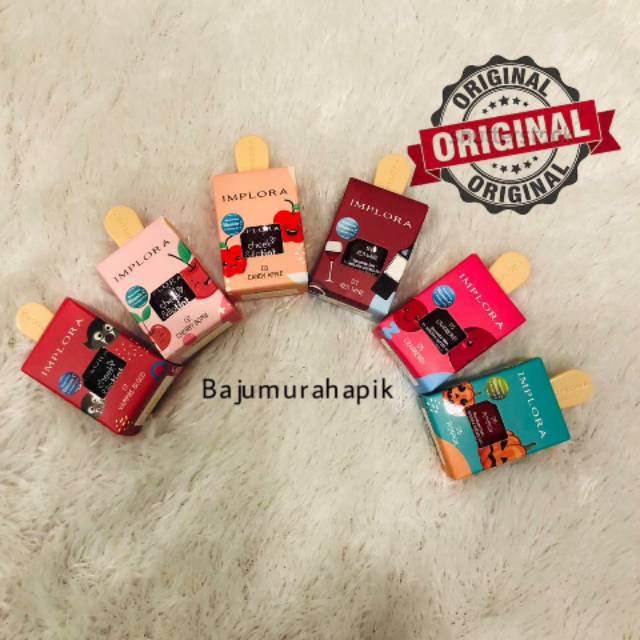 (hàng Mới Về) Son Tint Implora Trang Điểm Chuyên Nghiệp