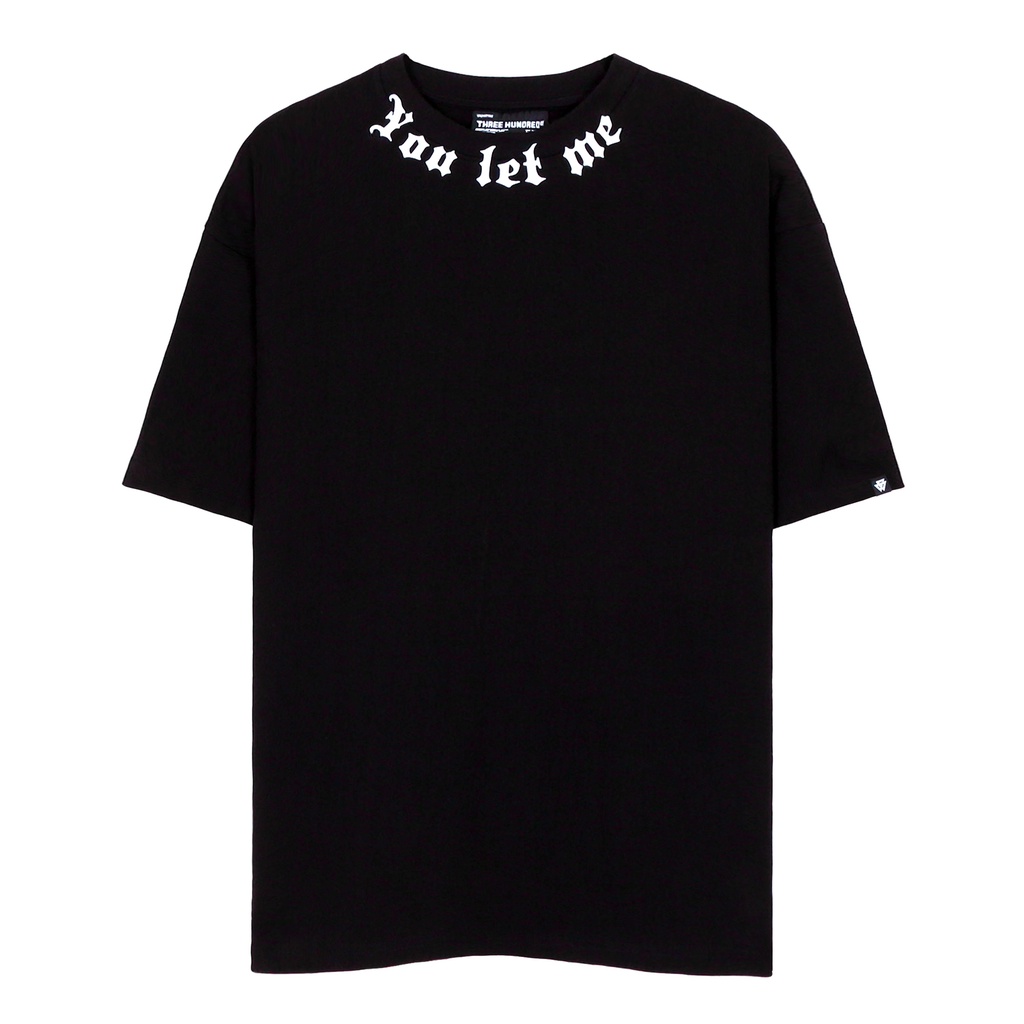 Áo Thun You Let Me Màu Đen In Hình Mặt Người Bằng Công Nghệ In Nổi 3D - Nổi Gân Chất Liệu 100% Cotton Thoáng Mát