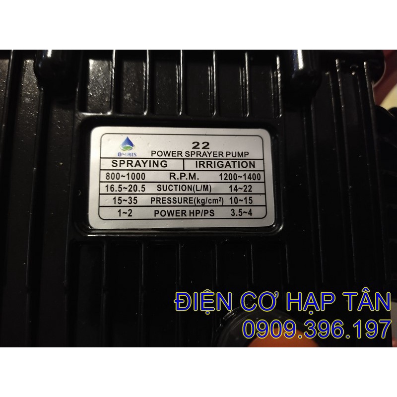 ĐẦU XỊT RỬA XE  1HP- 2HP- CHÍNH HÃNG OMAIS