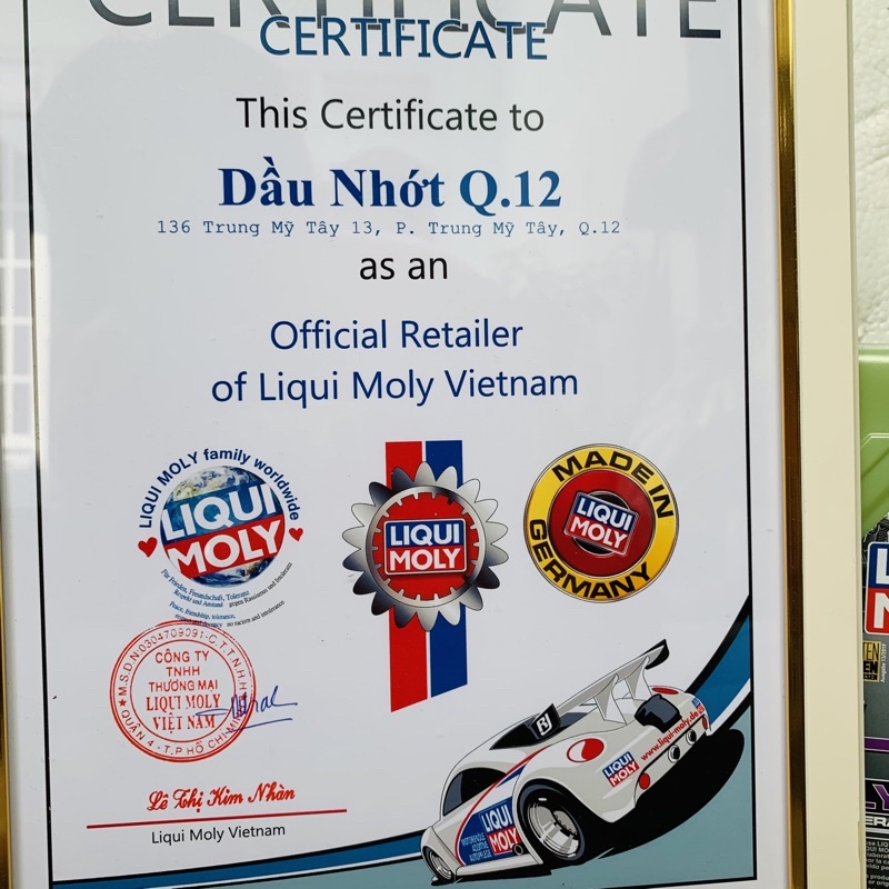 Nhớt Cao Cấp Cho Xe Vespa - Combo 1Lit1 1Lit2 1Lit3 1Lit4 Nhớt Liqui Moly Motorbike 4T Scooter Race 10W-40