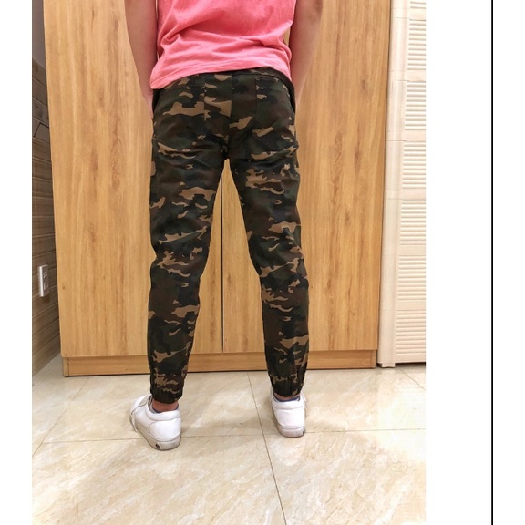 Quần Jogger nam kaki, Quần rằn ri