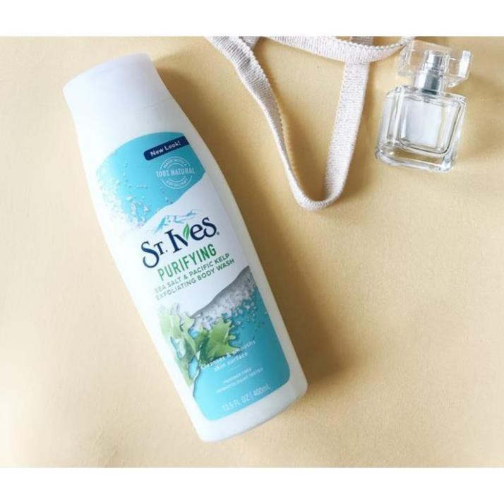 Sữa Tắm Muối Biển St. Ives Purifying Sea Salt Body Wash 400ml