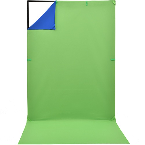 Bộ khung phông vải xanh Jinbei 150x200x100cm