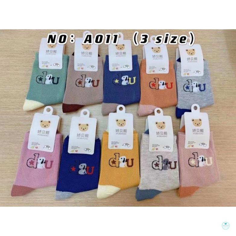 Tất len CAO CỔ Hình Ngộ Nghĩnh Đáng Yêu Cao cấp, Tất Cho Bé Trai Bé Gái Cổ cao (1-9 tuổi)