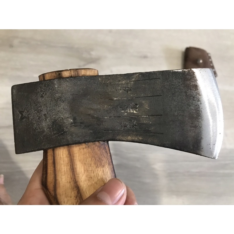 Búa rìu chẻ củi chặt cây, cắm trại, leo núi Lưỡi Nhật lỗ Oval
