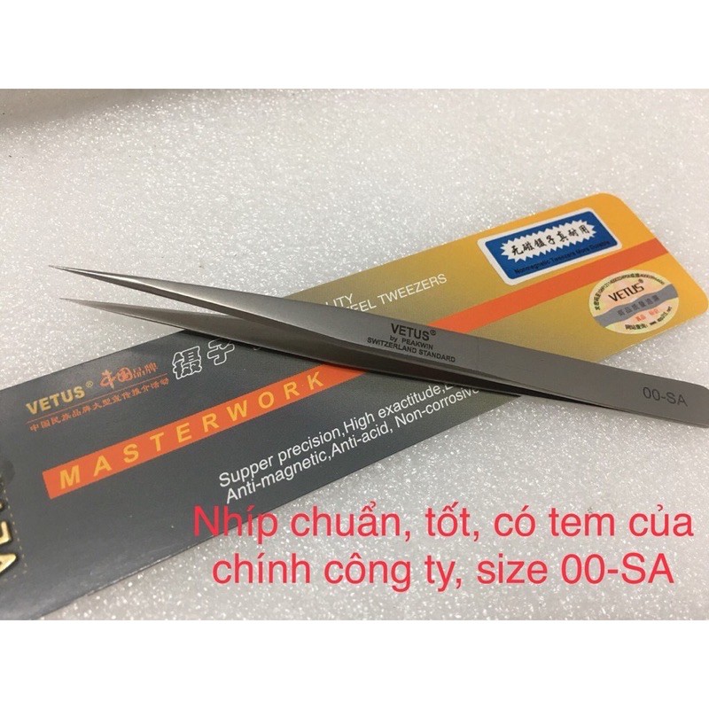 Nhíp chuẩn nhặt lông yến Vetus Phụ kiện yến sào MILOTECH