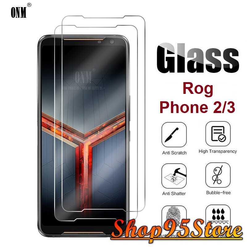 Cường lực trong suốt Asus Rog Phone 2 / 3 (Tặng keo chống hở mép)