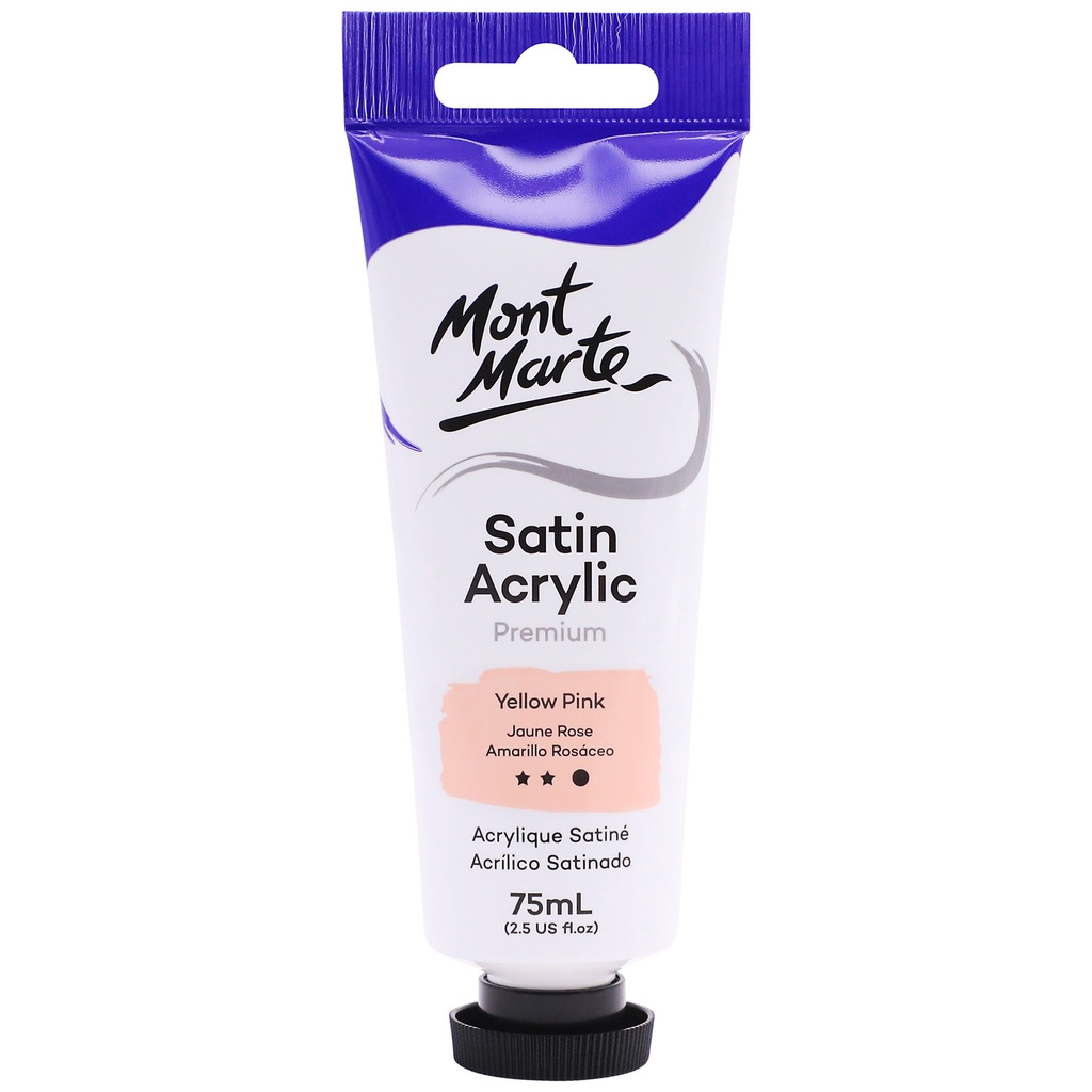 Màu vẽ Acrylic Satin Mont Marte 75ml tube lẻ