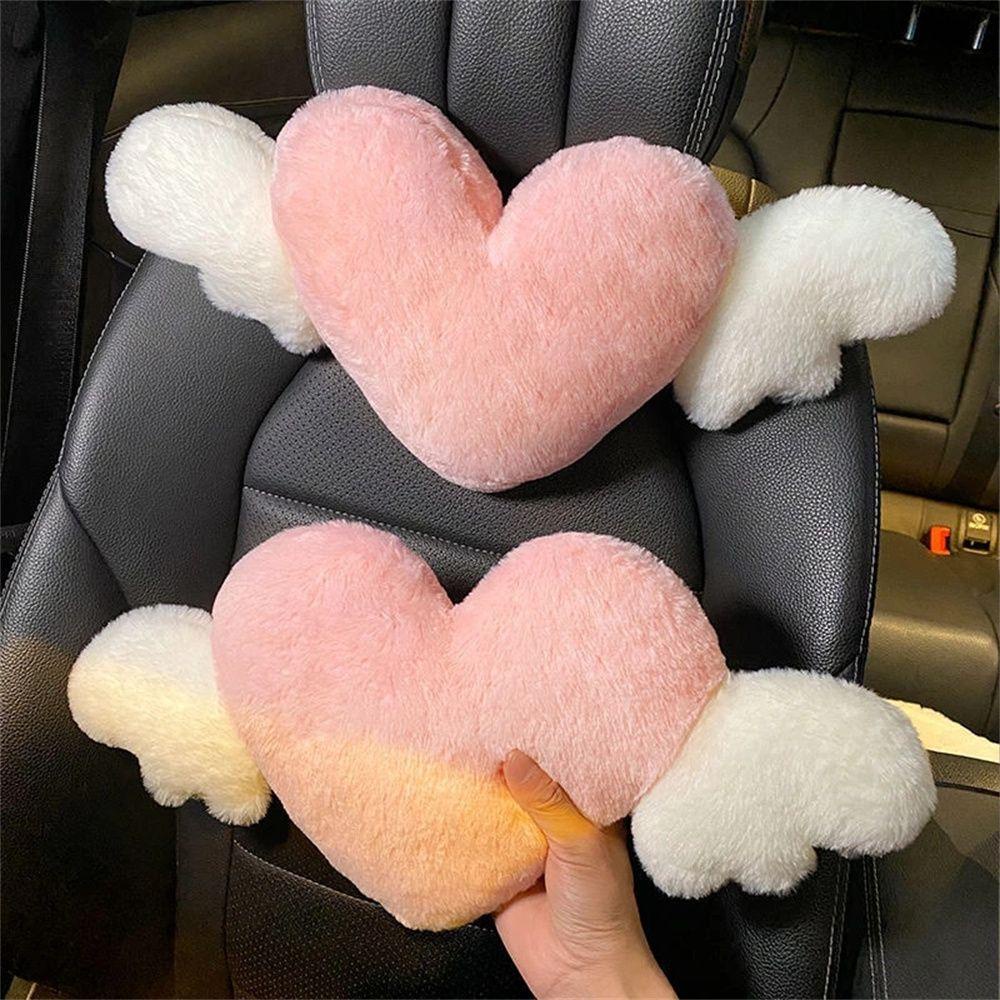 Gối Tựa Đầu Xe Hơi REBUY1 Bằng Vải Lông Trang Trí Xe Hơi